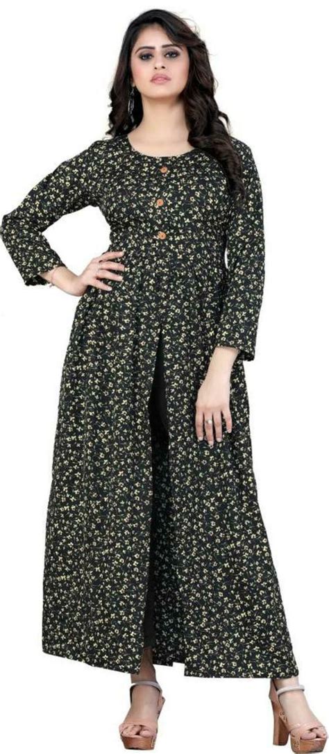 Buy MISS AYSE Women Black Floral Crepe Fit And Flare Dress Online At