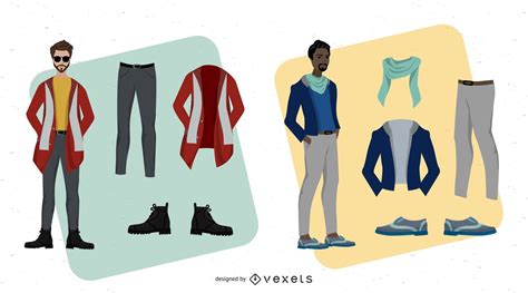 Mens Fashion Vector Art Vector Download