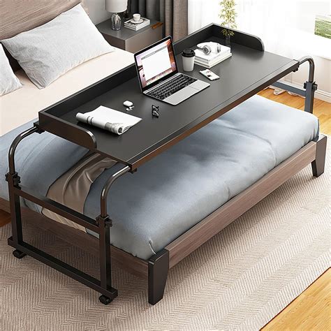 Mesa De Cama Con Ruedas Escritorio De Cama Con Ruedas Mesa De Noche