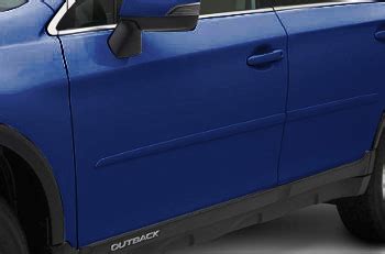 Subaru Body Side Molding Kit Colored Abyss Blue Set Of