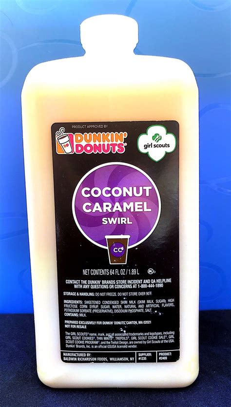 Dunkin Donuts Coconut Caramel Swirl With Pump See Description First