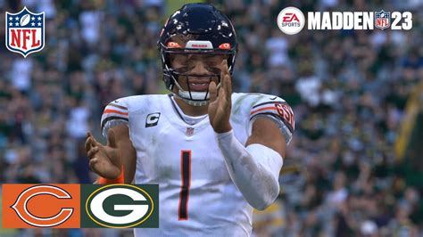 Madden Dj Moore Justin Fields Bears Vs Packers Madden Updated