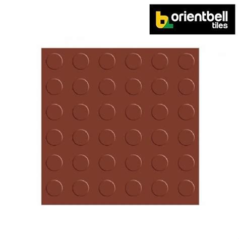 Matte Orientbell Coin Terracotta Car Parking Tiles Size 300X300 Mm At