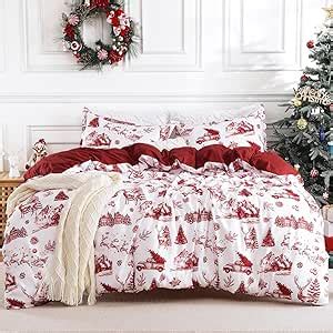 Amazon STARBEDIA Christmas Duvet Cover Queen Soft Brushed