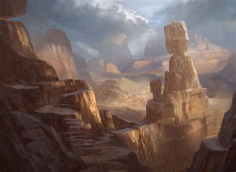 The Art Of Cliff Childs Fantasy Art Landscapes Land Art Environment