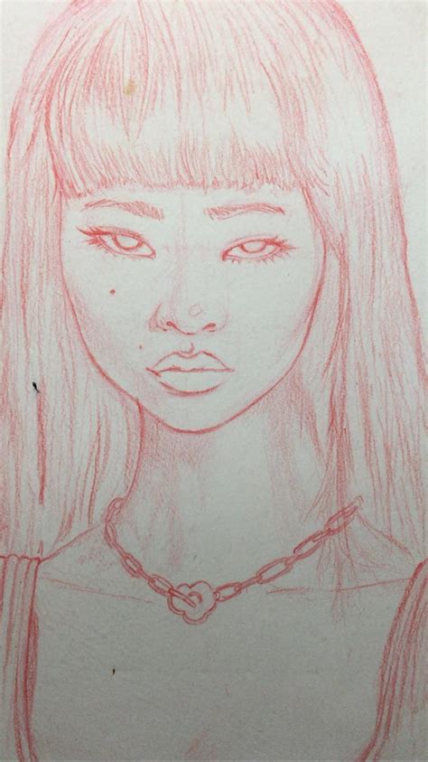 Red pencil sketch : r/drawing