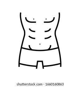 777 Male Torso Line Icon Images Stock Photos Vectors Shutterstock