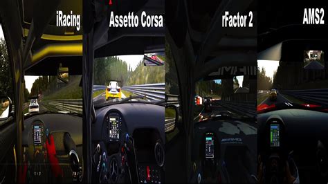 Iracing Vs Assetto Corsa Vs Rfactor Vs Ams Youtube