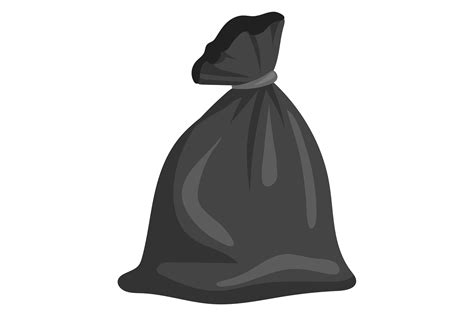 Black Trash Bag Icon Recycle Waste Symb Graphic By Smartstartstocker