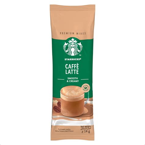 Starbucks Caffe Latte Smooth And Creamy Premium Instant Coffee Mix 5 X 14 G Online At Best Price