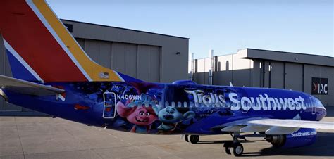 Southwest Rolls Out A Trolls Themed Aircraft To Promote New Movie