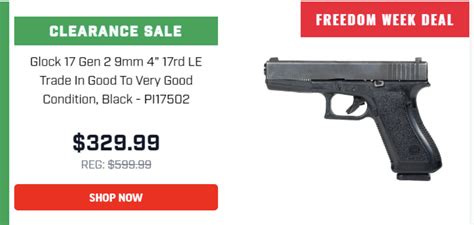 Palmetto State Armory Glock 17 Gen2 LE Trade In 329 GATDeals