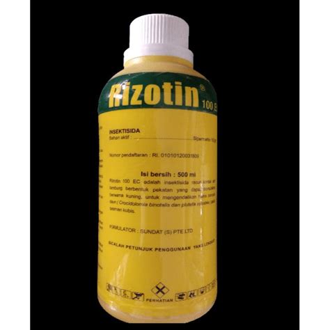 Jual Insektisida Rizotin Ec Oriztin Ec Untuk Ulat Tanaman