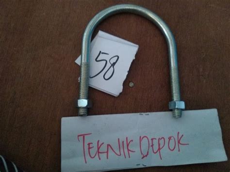 Jual Baut U 5 Per 16 X 1 Per 2 Inch Baut Pengikat Pipa Klem U