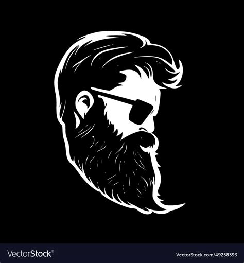 Beard - high quality logo ideal for t-shirt Vector Image