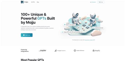 Mojju Unique Custom Gpts Features Pricing Pros Cons