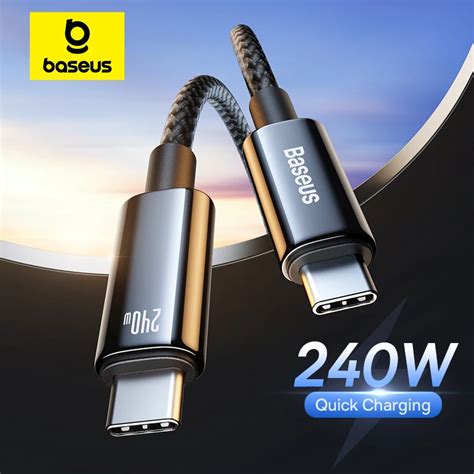 Baseus Pd 240w Super Snel Opladen Kabels Voor Iphone 15 Plus Promax