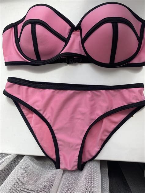 Розовый купальник triangle — цена 150 грн в каталоге Купальники Купить ...