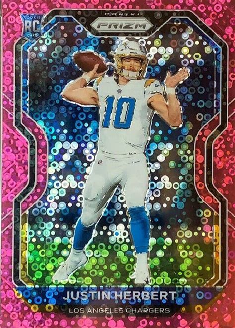 Justin Herbert 2020 Prizm 325 No Huddle Pink 15 PSA 10 Price Guide