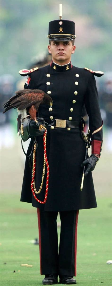 Cadets Ceremonial Dress Uniform Of The Heroic Military College Of Mexico