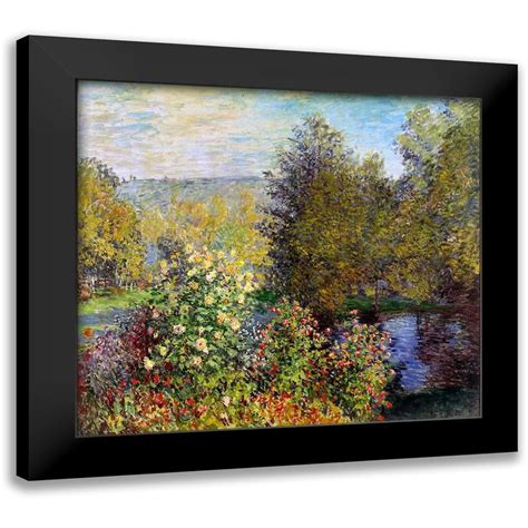 Monet Claude 13x12 Black Modern Framed Museum Art Print Titled