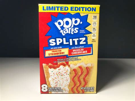 Review Kelloggs Pop Tarts Splitz Frosted Strawberry And Drizzled