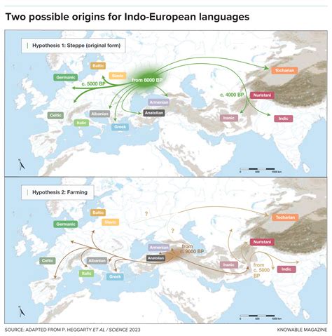 Indo-European languages: The debate over their origin and spread ...