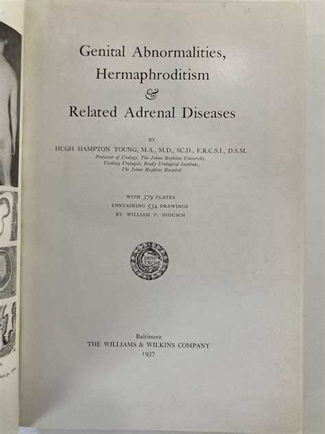 GENITAL ABNORMALITIES, HERMAPHRODITISM AND RELATED ADRENAL DISEASES von