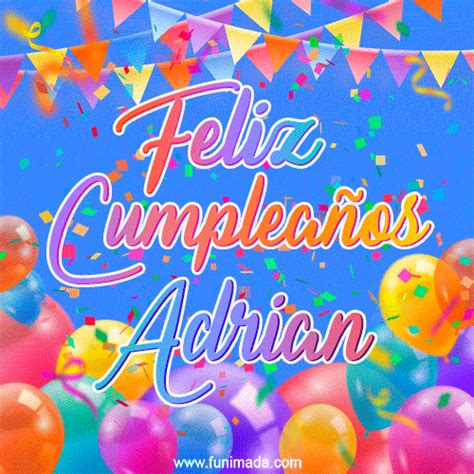 Feliz Cumpleaños Adrian 