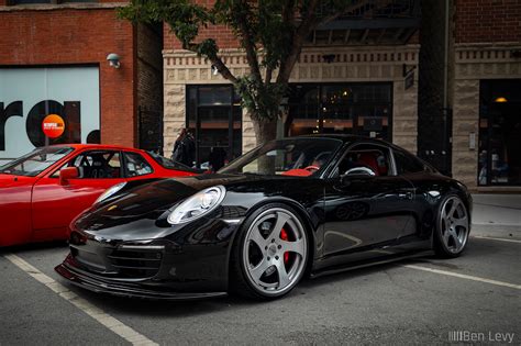 Black Porsche 911 On Rotiform Wheels At Checkeditout Chicago BenLevy