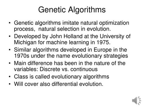 PPT - Genetic Algorithms PowerPoint Presentation, free download - ID ...