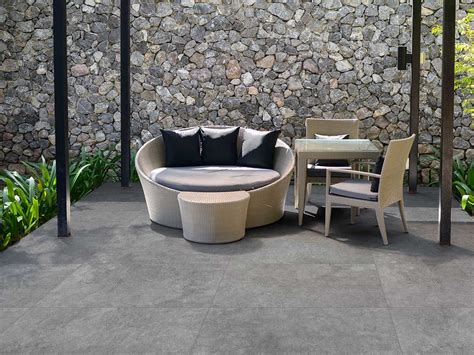 Mastery Charcoal EcoTec Slip Resistant Glazed Porcelain Floor Tile