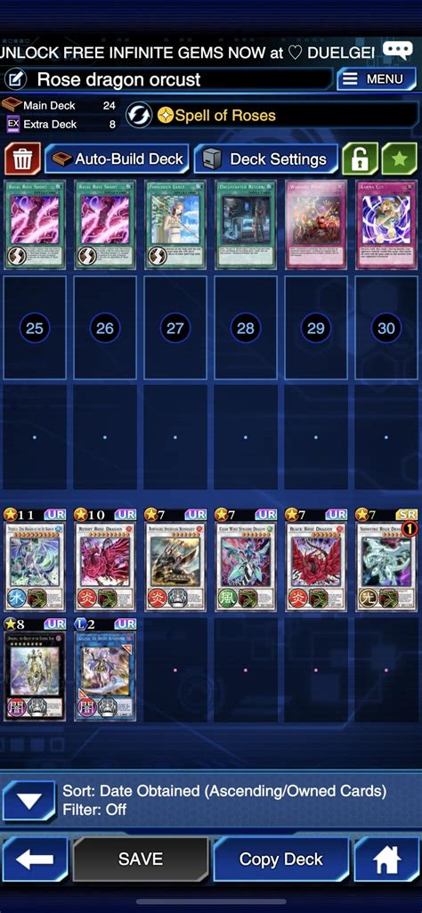 Rose Dragon Orcust Deck Rduellinks