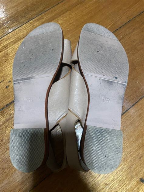 AUTH RENEGADE FOLK NUDE COLOR FLATS SANDALS On Carousell