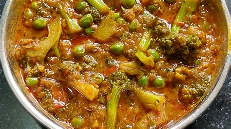 Broccoli Matar Ki Sabji Broccoli Ki Sabji Matar Ki Sabji How To