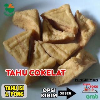 Jual TAHU ISI PONG COKELAT KOTAK SEGITIGA Tahu Plempung Kulit