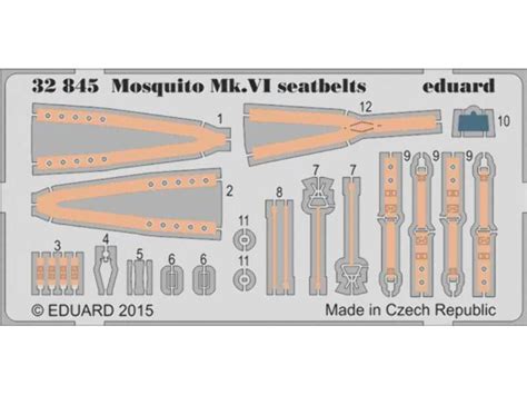 Mosquito Mk Vi Seatbelts Tamiya