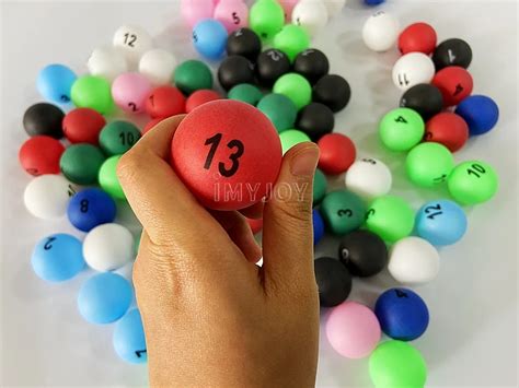 Table Tennis Balls Non Toxic And Harmless Suitable For Lottery