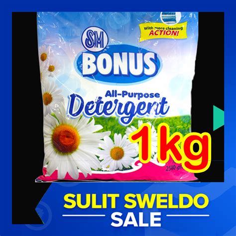 1kg SM Bonus All Purpose DETERGENT POWDER LAUNDRY Detergent Powder Sale