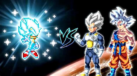 Sonic Chaos V Jvl Op All Form Vs Goku Perfect Mui V Op Vegeta Mui