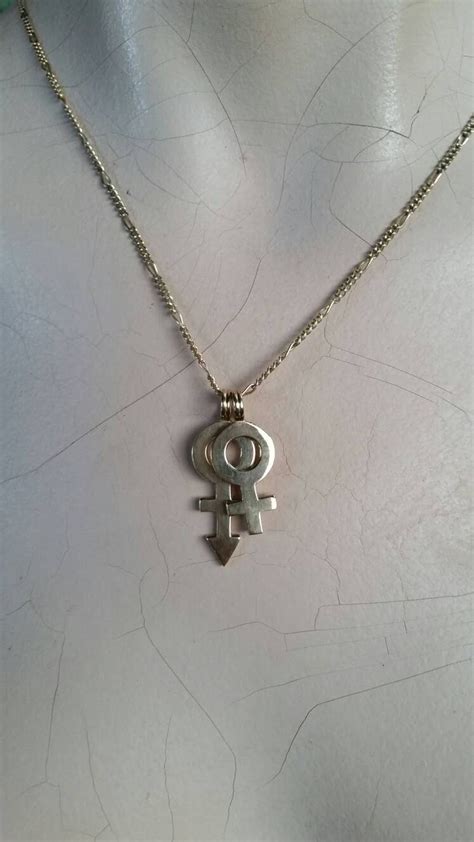 Male Gender Symbol Pendantsterling Silvermale Symbol Sex Etsy
