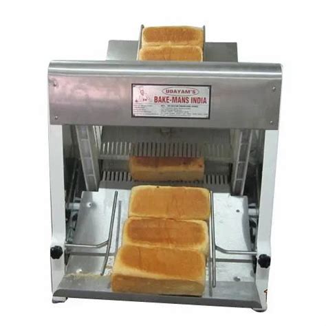 Stainless Steel Semi-Automatic Commercial Bread Slicing Machine ...