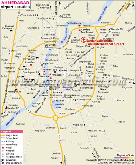 Satellite Map Of Ahmedabad - Draw A Topographic Map