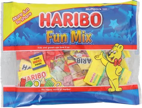 Haribo Fun Mix 350 Gr 21 Mini Zakjes Uitdeel Snoep