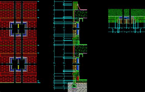 Detalles De Muros En Autocad Librer A Cad