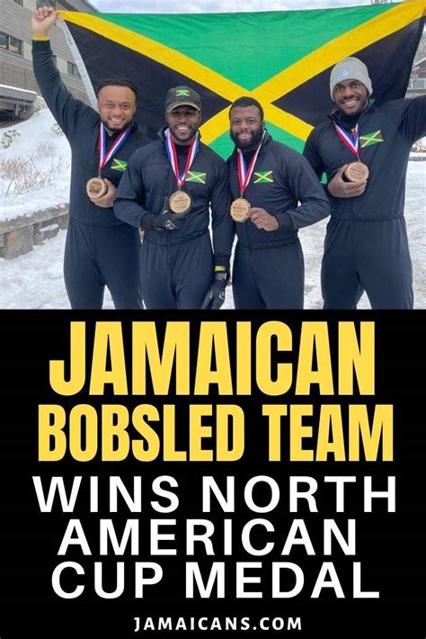 Jamaican Bobsled Team Wins North American Cup Medal