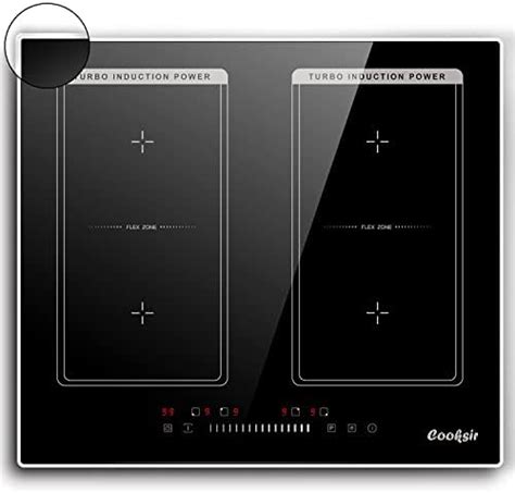 Induction Hob 4 Cooking Zones 59cm Built In Electric Cooktop 2 Flex Zones For Bbq Function