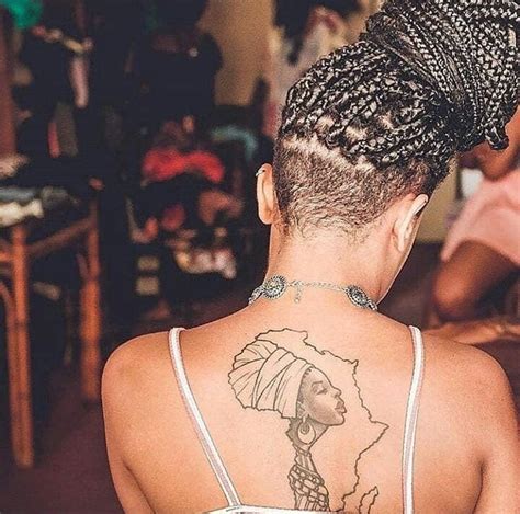 Pin By Roesheonej On African American Tattoos In 2020 Africa Tattoos