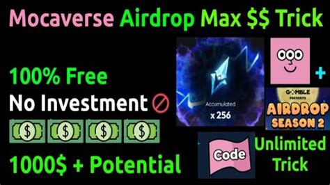 Mocaverse Airdrop How To Earn From Mocaverse Airdrop Earn Money