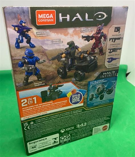 Mega Construx Halo Infinite Gungoose Gambit Set Hdp59 Brute Jackal Unsc